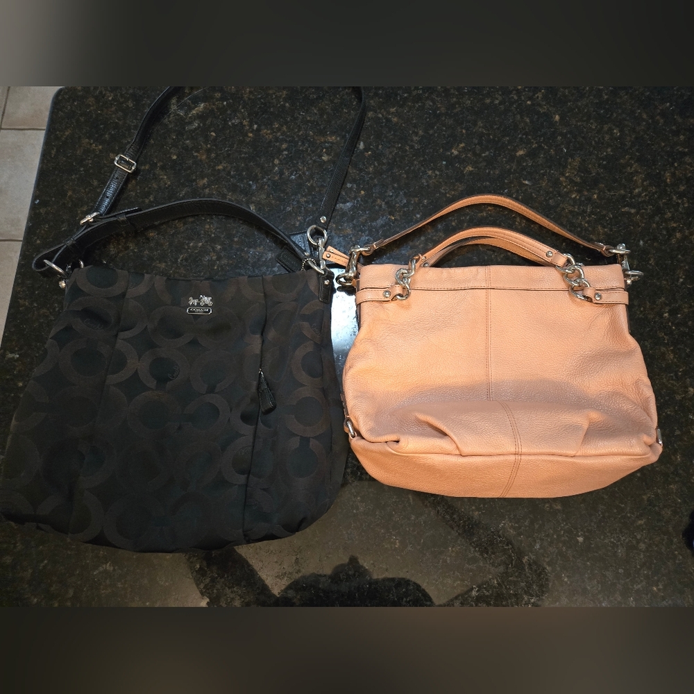 - LOT OF 2 Coach purses
